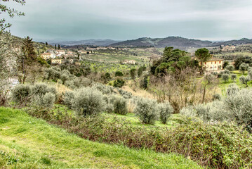 Fototapeta na wymiar tuscany countryside