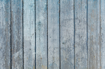 texture. wooden wall, with blue old paint