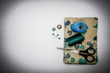 Tailor sewing and dressmaking tools complements with bespoke pincushion designs