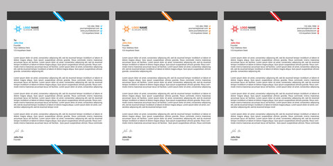 Letterhead Design Template For Any Business And Company