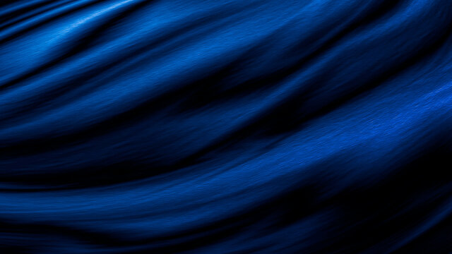 Blue luxury fabric background with copy space