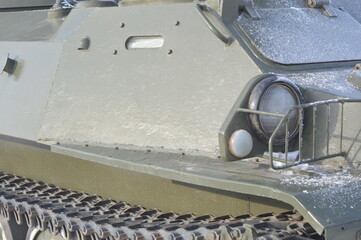 General view of military equipment at the Russian armed exhibition