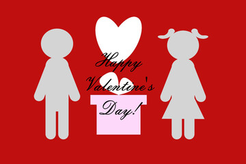 Happy Valentine's Day illustration