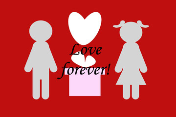 Happy Valentine's Day illustration