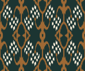 Ethnic ikat vector chevron pattern background Traditional pattern on the fabric in Indonesia and other Asian countries