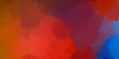 Creative abstract painting. Background with artistic brush strokes. Colorful and vibrant illustration. Painted art.