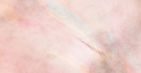 Modern painting of soothing brush strokes resembling alcohol inks. Watercolor abstract painting with pastel colors for poster, wall art, banner, card, book cover or packaging.