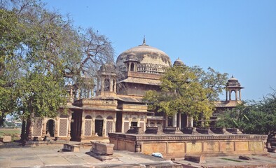 Fototapeta premium Tombs of Mohammad Ghaus and Tansen ,Gwalior ,madhya pradesh,india