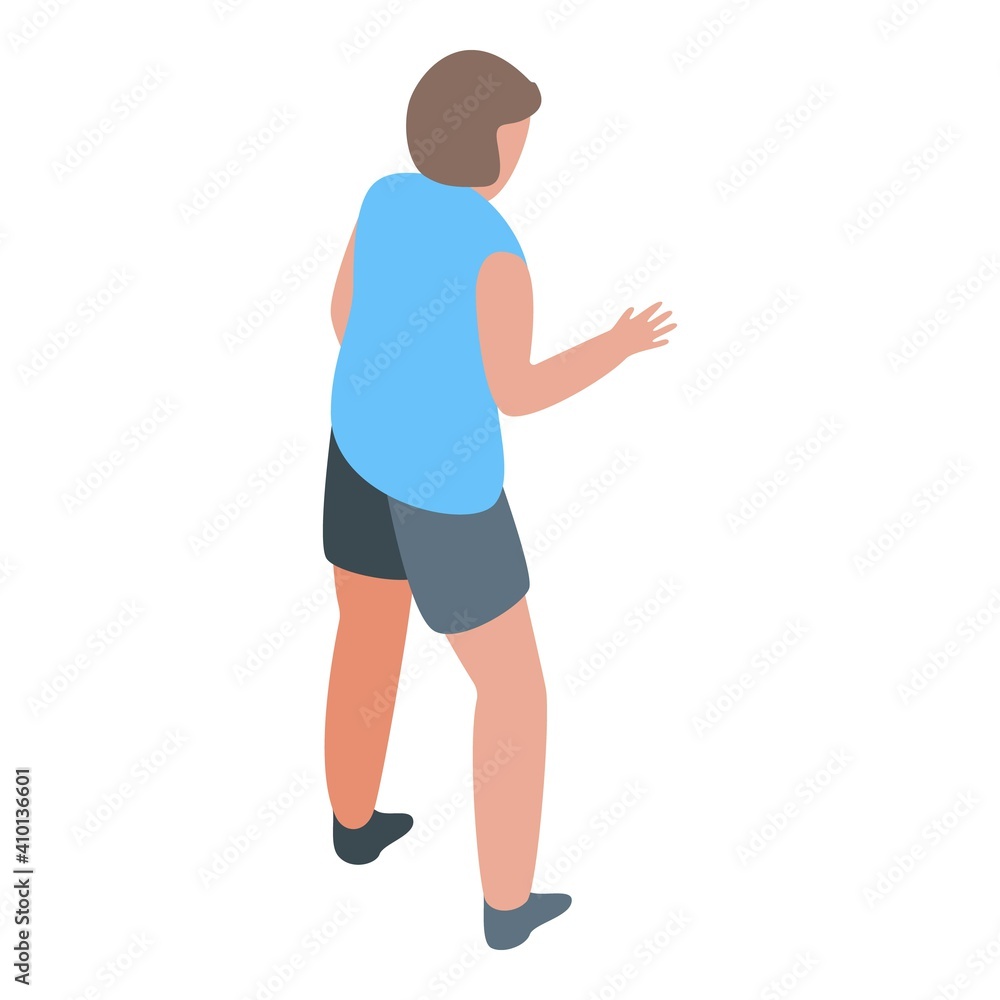 Poster student basketball player icon. isometric of student basketball player vector icon for web design is
