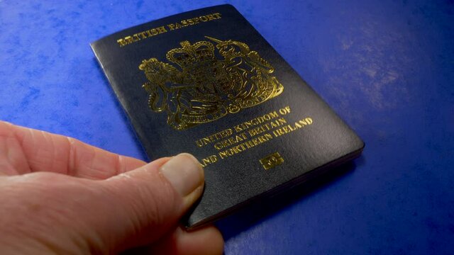 front and back of passport uk