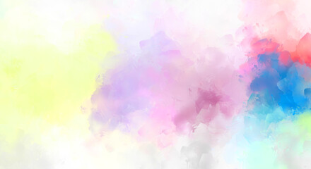 Creative abstract painting. Background with artistic brush strokes. Colorful and vibrant illustration. Painted art.