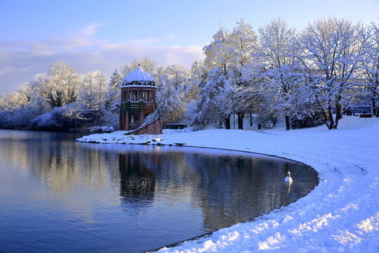 Verschneite Landschaft