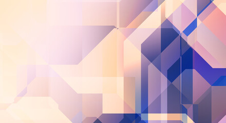 Trendy geometric abstract background in minimalistic flat style with dynamic composition.