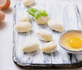 Home made potato gnocci