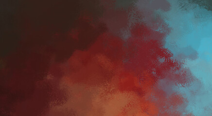 Brushed Painted Abstract Background. Brush stroked painting. Artistic vibrant and colorful wallpaper.