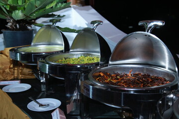 Restaurant Buffet arrangement free stock image