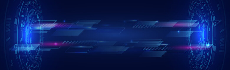 Abstract futuristic background. Hi-tech business presentation. Big data concept. Cyber security for business and internet project.