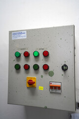 power switch on a wall