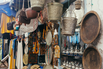 Moroccan Handicrafts In Countless Colours, Essaouira, Morocco
