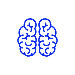 brain line art vector