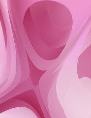 Fluid abstract background with colorful gradient. 2D illustration of modern movement.