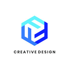 Hexagon triple f logo