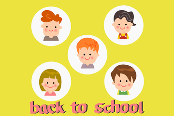 Children come back to school