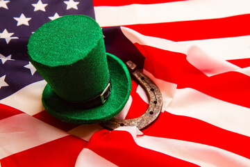 patrick hat usa flag