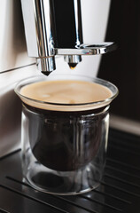 Espresso shot  and coffee machine