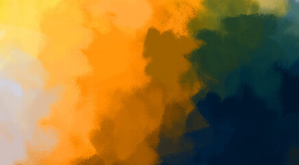 Brushed Painted Abstract Background. Brush stroked painting. Artistic vibrant and colorful wallpaper.