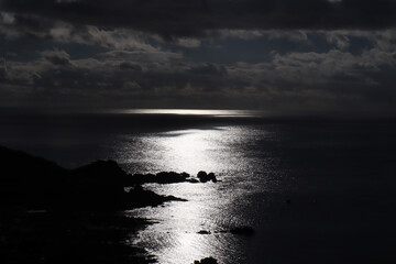 Obraz premium sunset over the sea