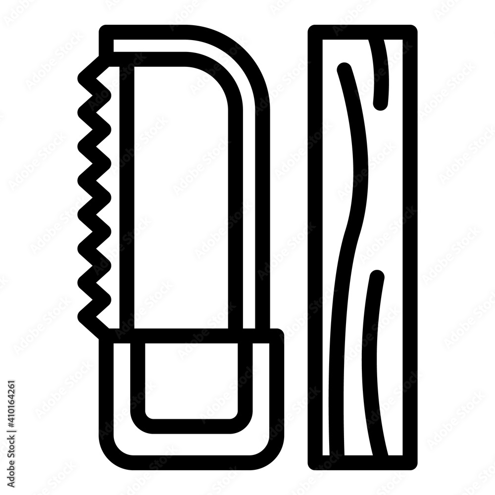Poster builder wood tools icon. outline builder wood tools vector icon for web design isolated on white bac