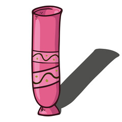 Vase icon. Vector illustration of empty flower vase.