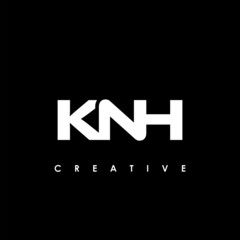 KNH Letter Initial Logo Design Template Vector Illustration