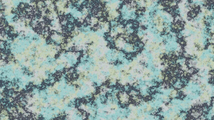 Tie dye modern blue and green background texture. Colourful abstract cloudy texture. Ink splashes pattern. Template for design products, textile, package, websites. Space effect.