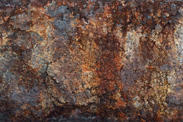 Rusty and old metal surface