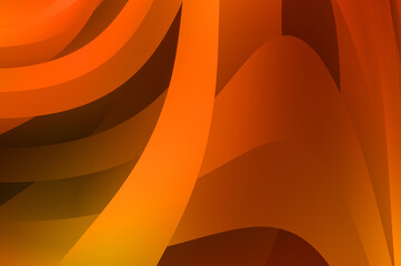 Abstract background with colorful gradient. Vibrant graphic wallpaper with stripes design. Fluid 2D illustration of modern movement.