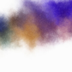 Obraz premium Watercolor painted background. Abstract Illustration wallpaper. Brush stroked painting. 2D Illustration.