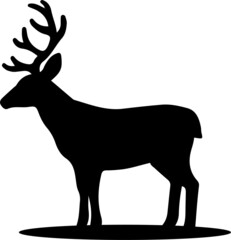 deer vector illustration isolated on background