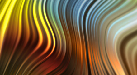 Abstract background with curved lines. Colorful illustration in abstract style with gradient. Vibrant wave pattern with striped texture.