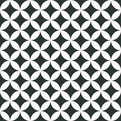 Asian shippo seamless pattern with sea waves or ocean waves