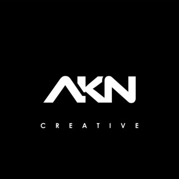 AKN Letter Initial Logo Design Template Vector Illustration
