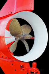 ship propeller of underwater lander Bathyscaphe © AVD
