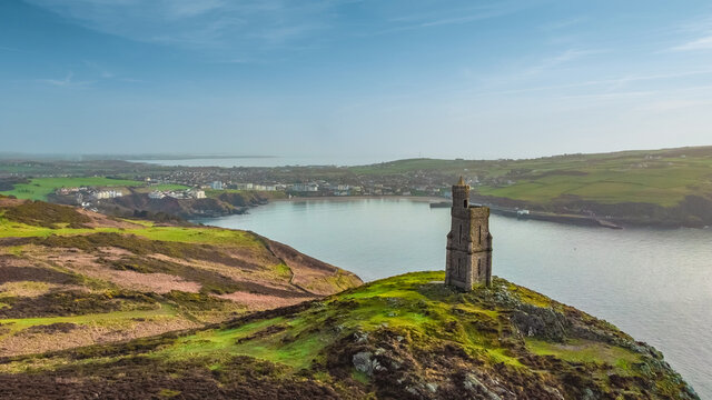 Bradda Head Isle of Man on a sunny day