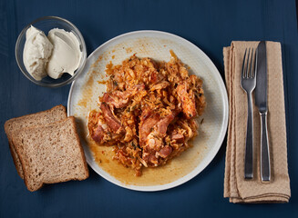 Sauerkraut with pork