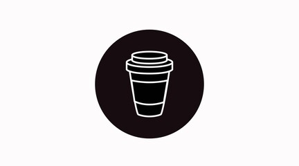 Vector isolated Illustration of a Coffee Take Away Cup