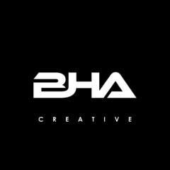 BHA Letter Initial Logo Design Template Vector Illustration
