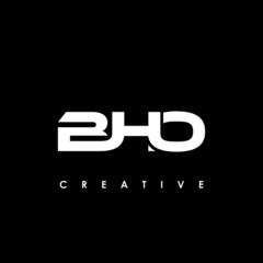 BHO Letter Initial Logo Design Template Vector Illustration