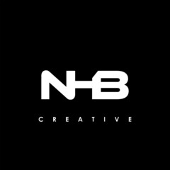 NHB Letter Initial Logo Design Template Vector Illustration