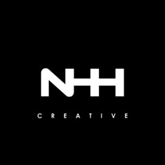 NHH Letter Initial Logo Design Template Vector Illustration